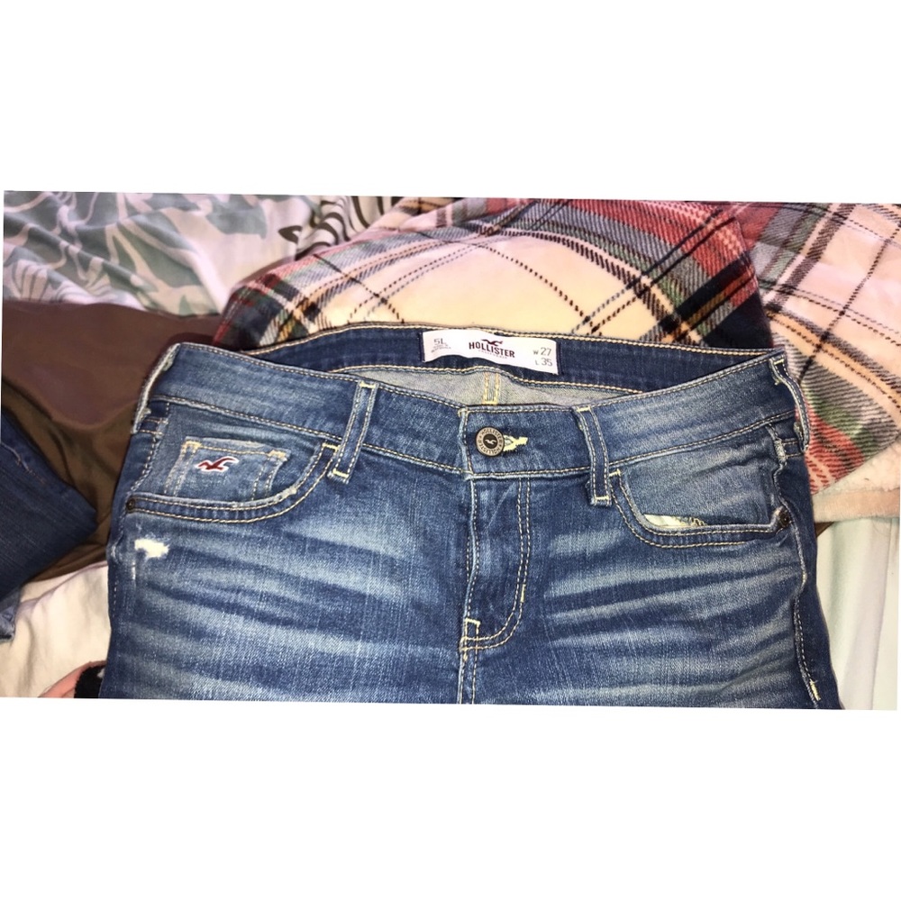 Destressed Hollister jeans
